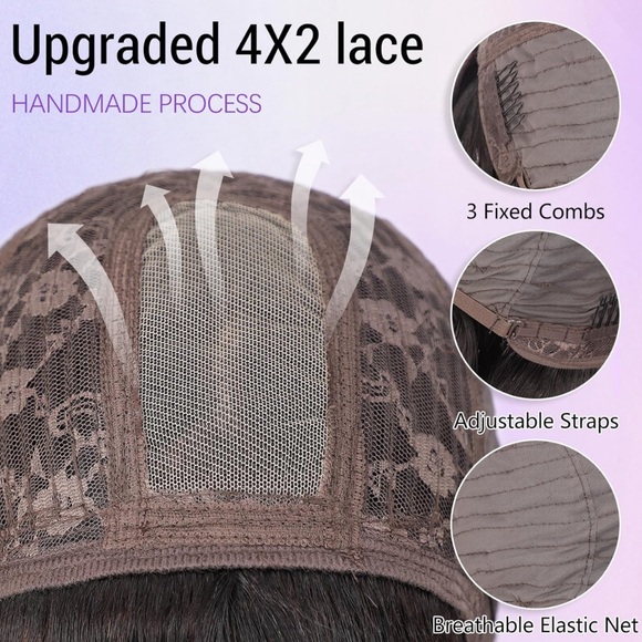 Human hair wig, natural hair 100% - Picture 5 of 10